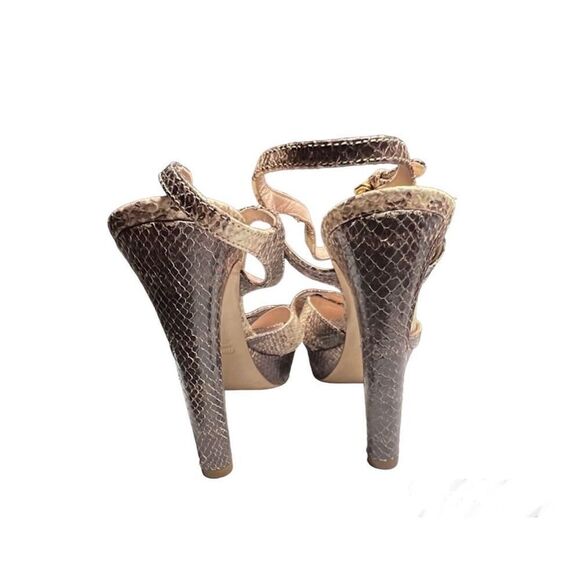 Miu Miu size 38 (US 7) leather animal print platform heels - Picture 3 of 5